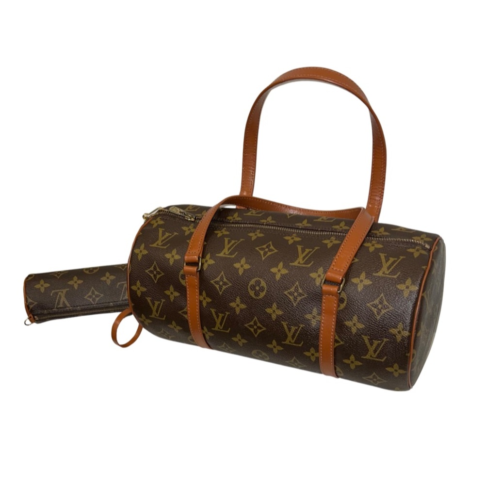 Louis Vuitton Papillon Handbag Monogram Canvas 30 With Pochette